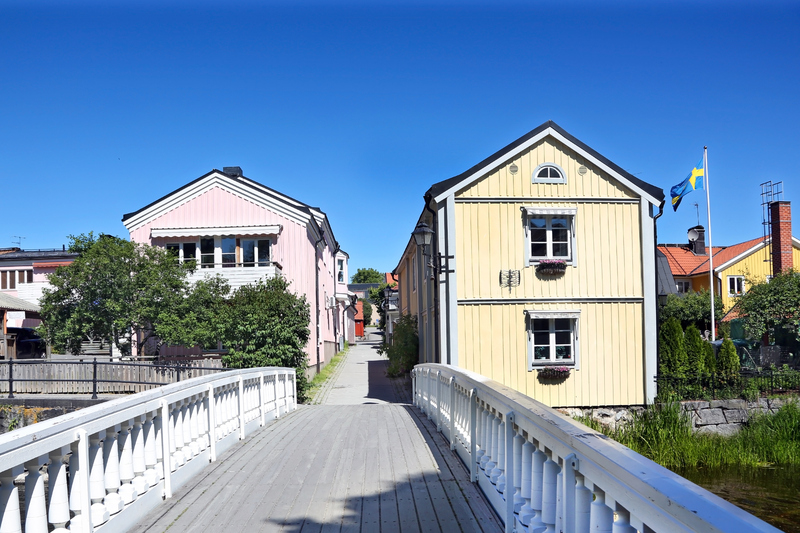 Bild med Norrtälje bro