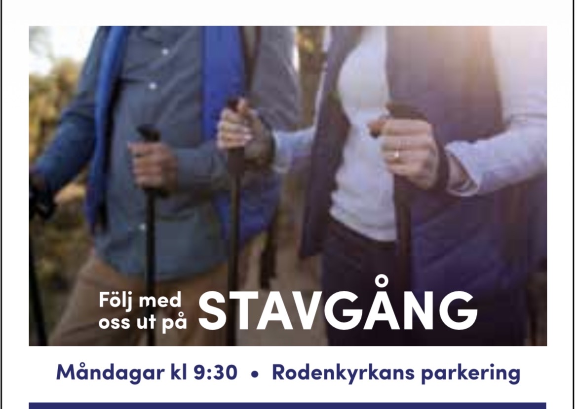 Följ med oss ut på stavgång!