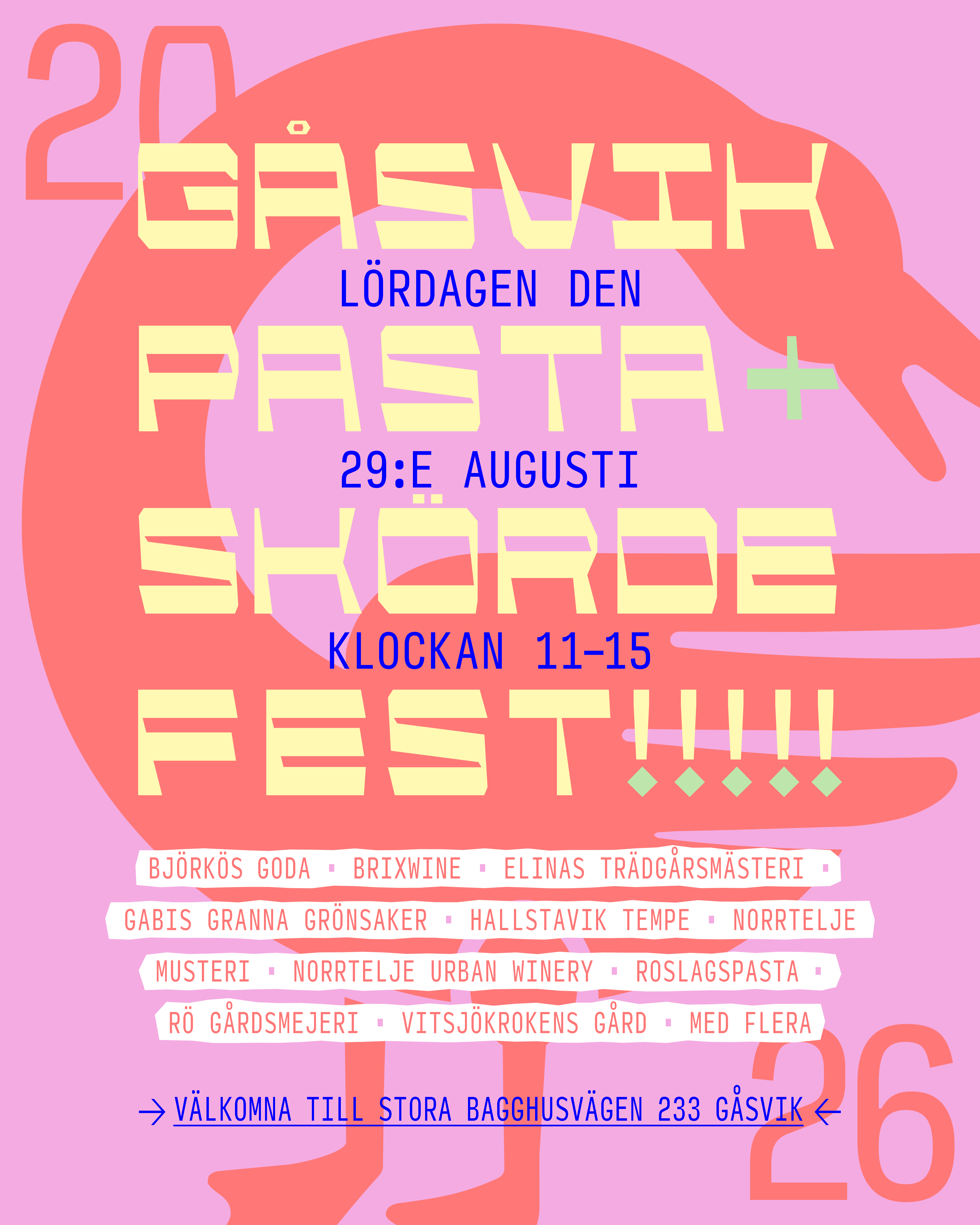 Pasta och skördefest