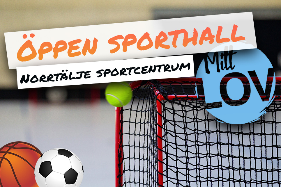 Öppen sporhall på höstlovet