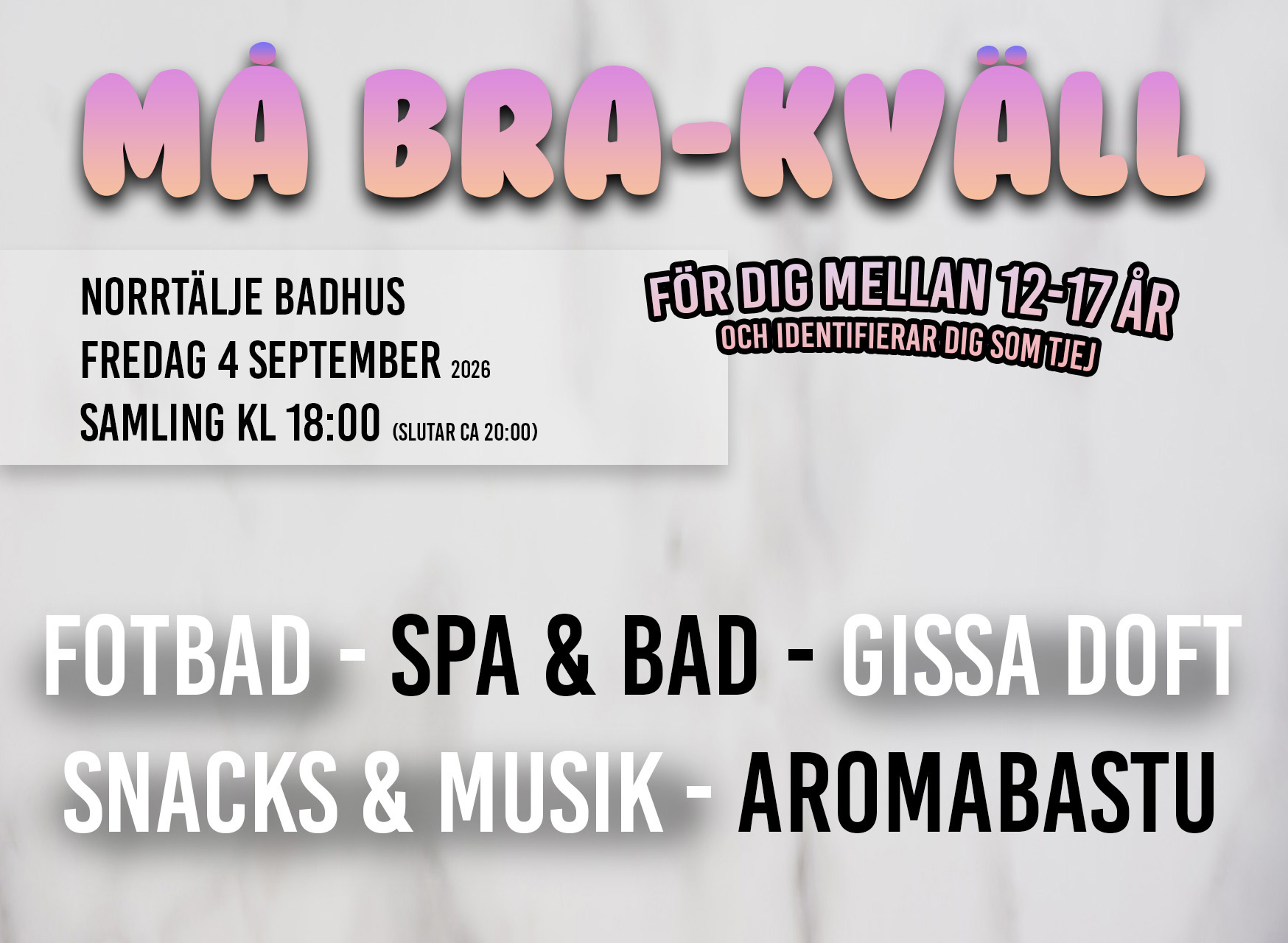 Må bra-kväll