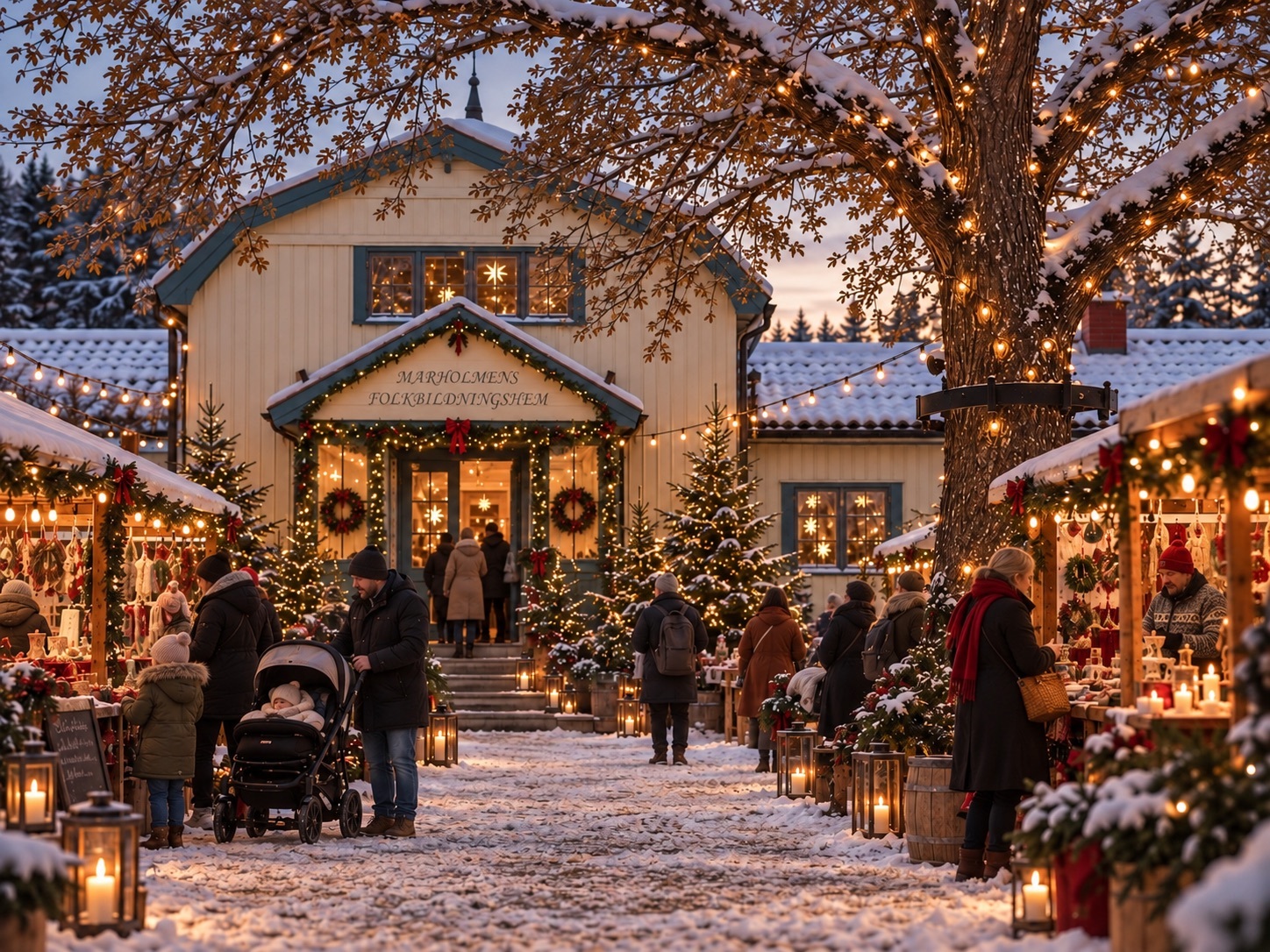 Julmarknad på Grosshandlartorget