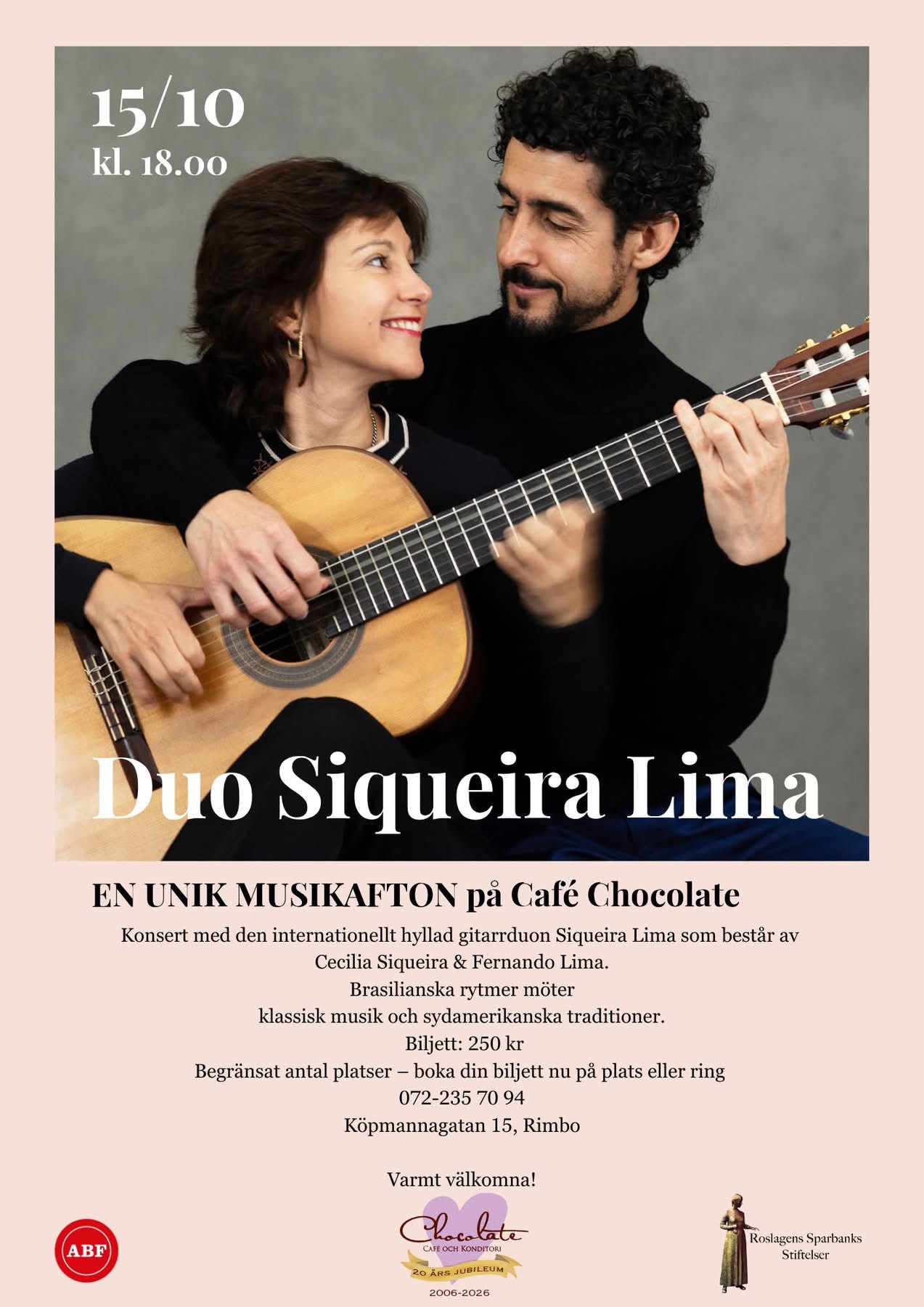 Unik gitarrkonsert på Chocolate