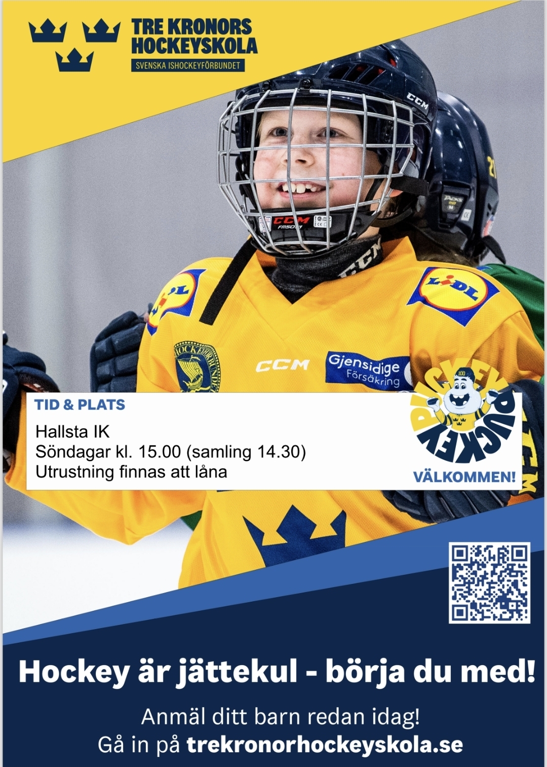 Hockeyskola hos Hallsta IK