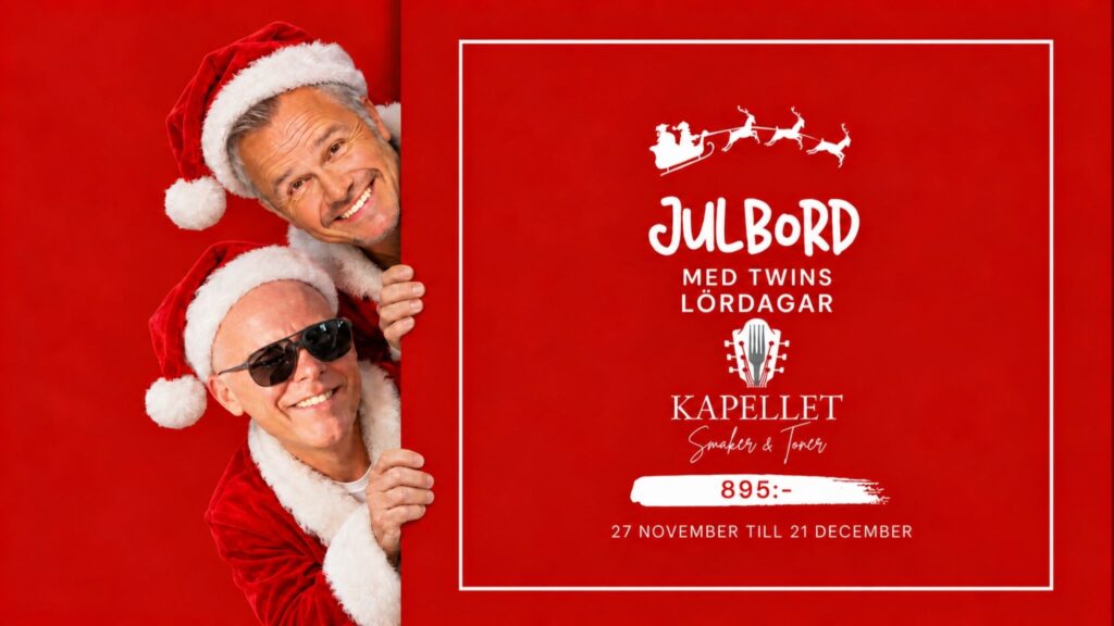 Julbord med Twins