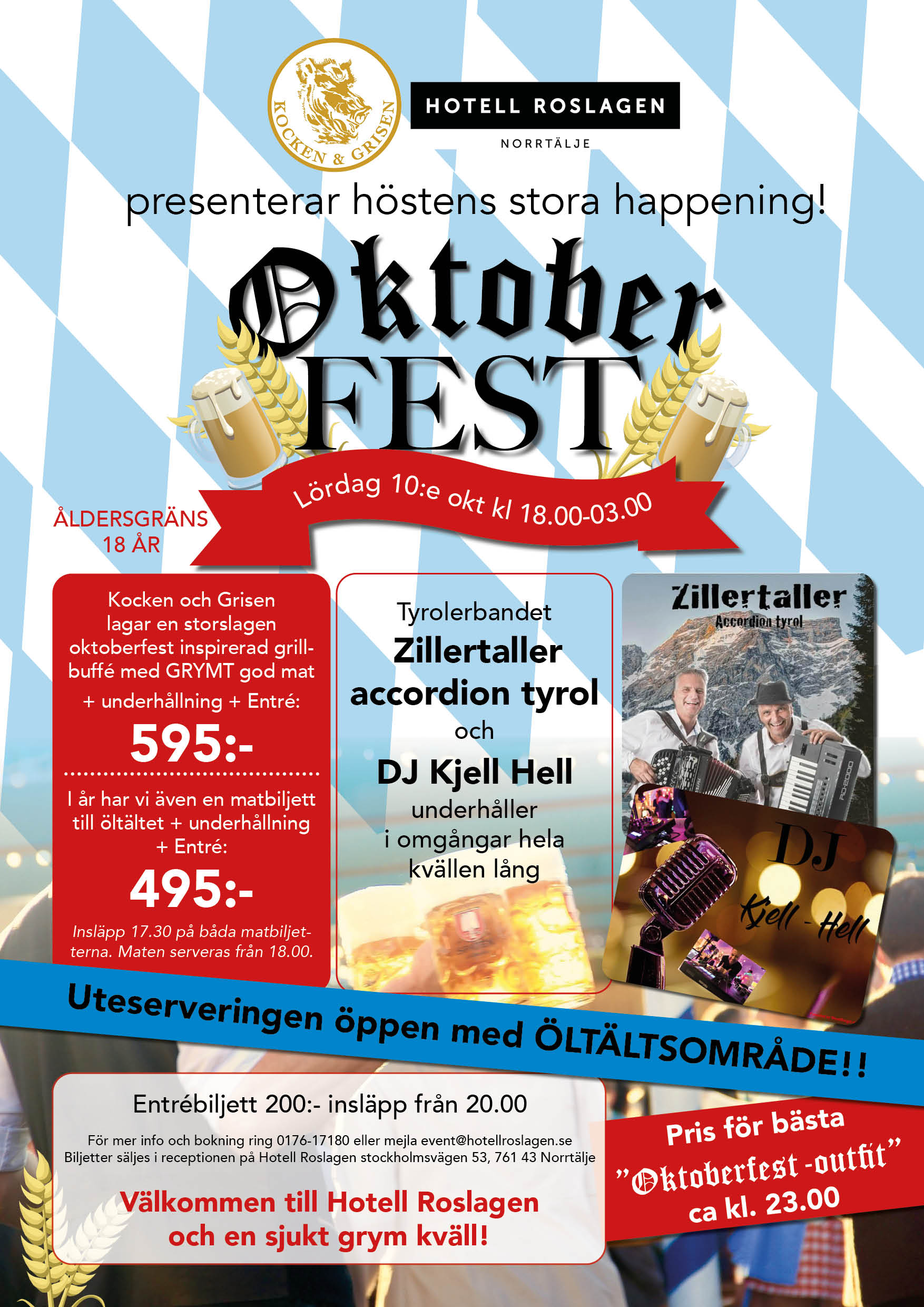 Oktoberfest hotell Roslagen