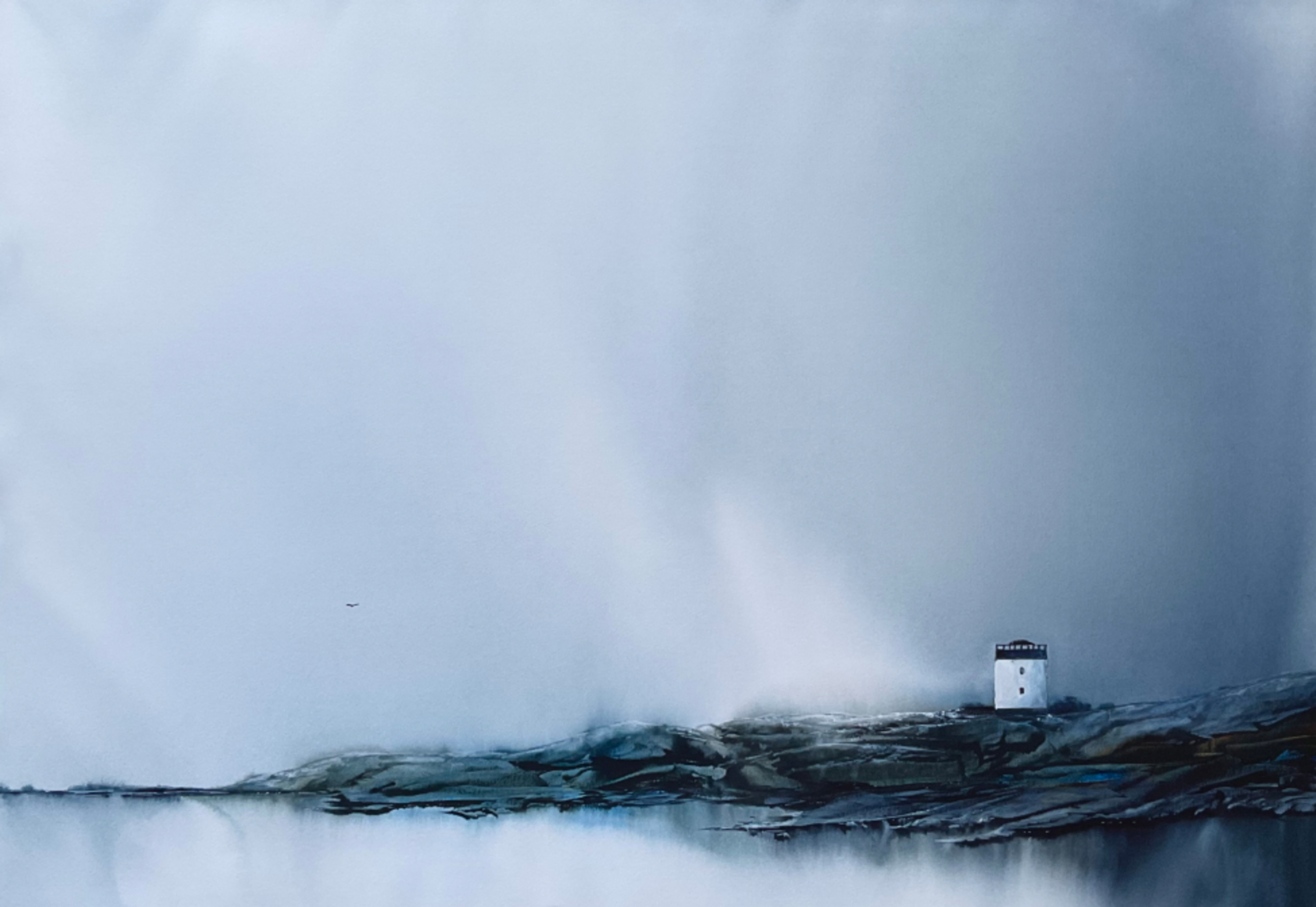 The nordic lights- Akvareller av Helen Eriksdotter - Havstornet Norrtälje