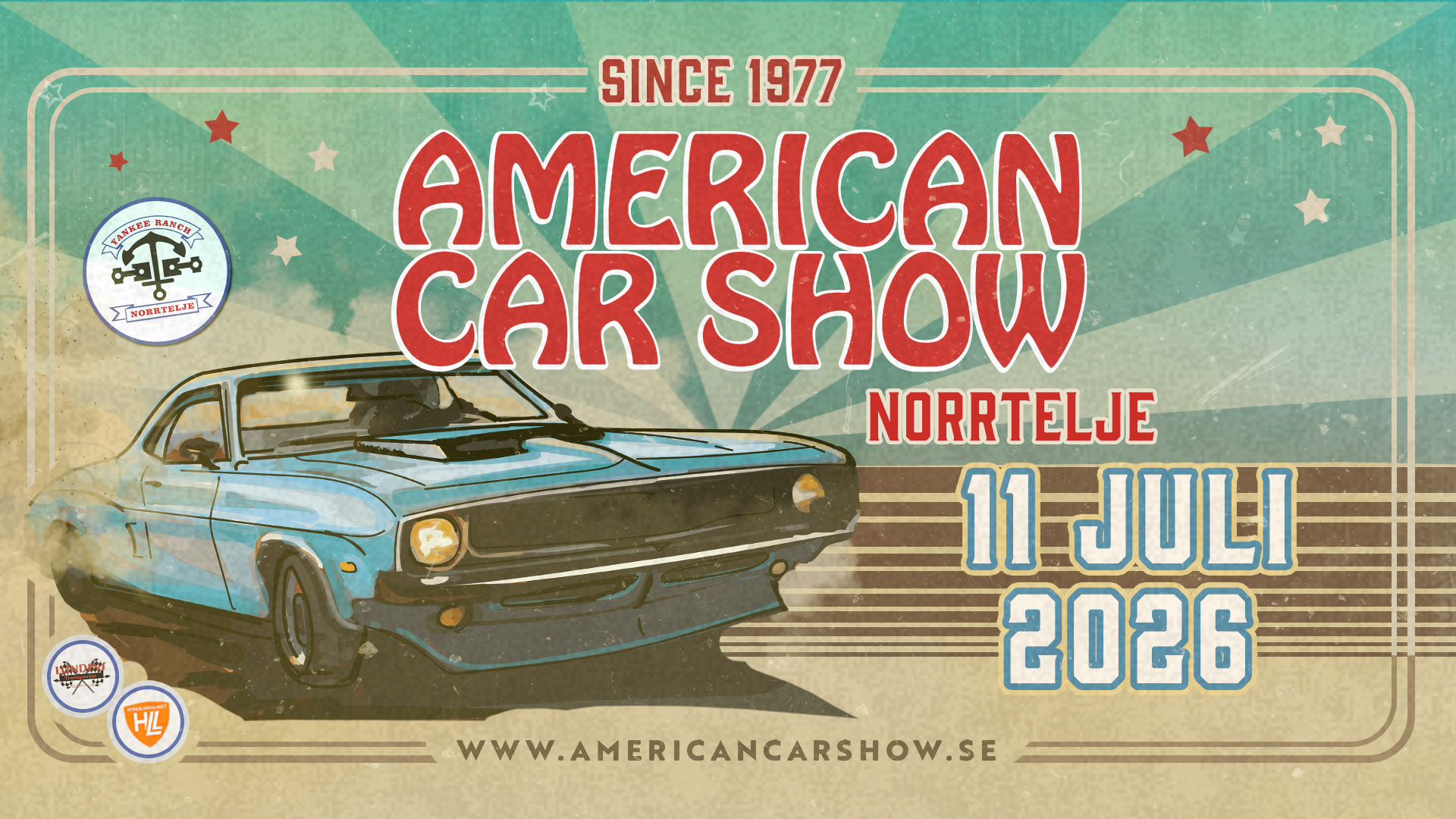 American car show Norrtelje