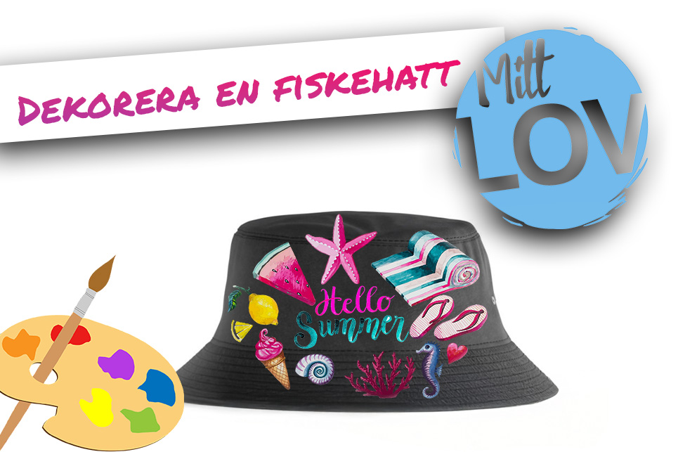 Pyssel - Dekorera fiskehatt