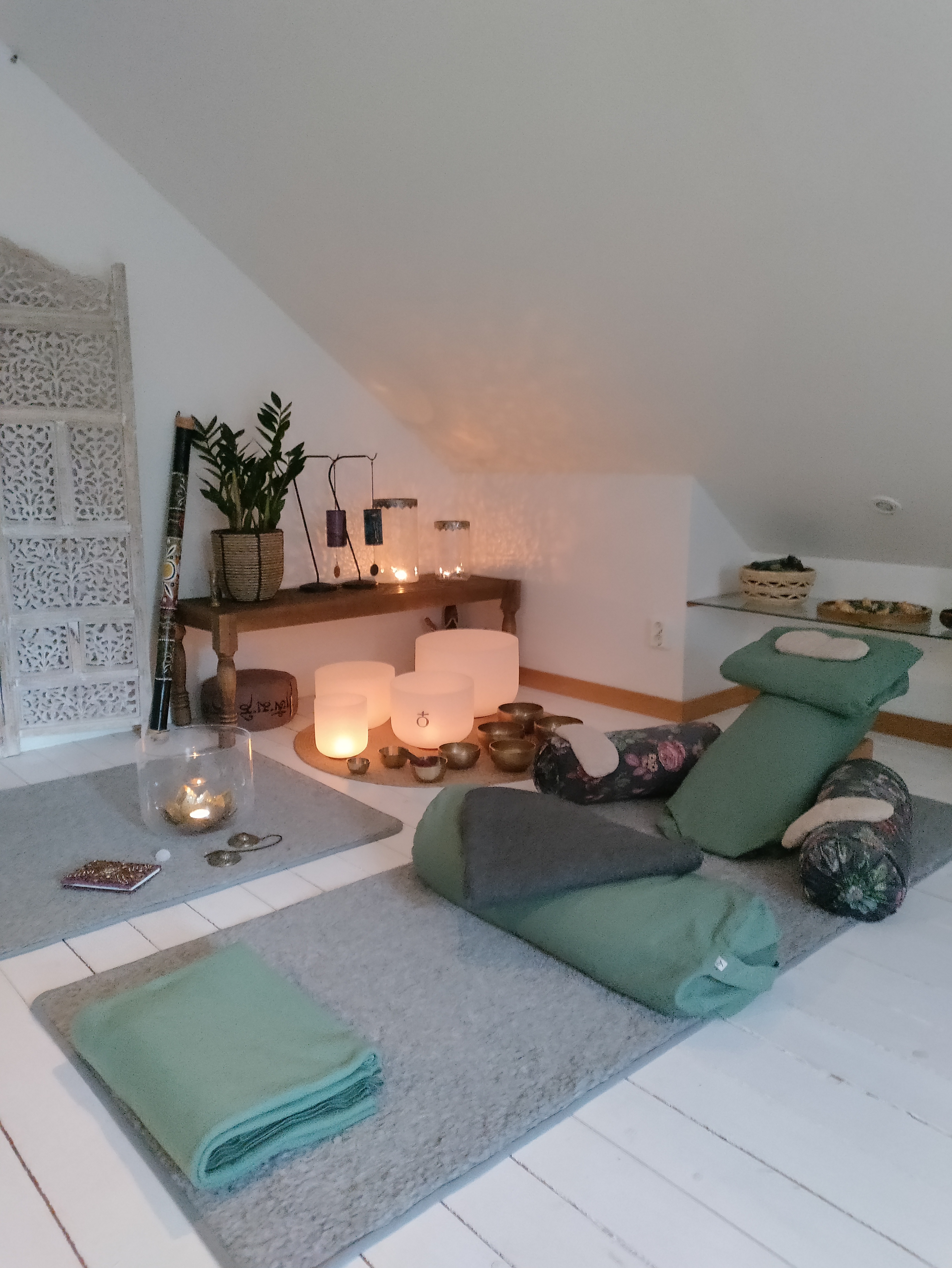 Restorative yoga med Gongbad 
