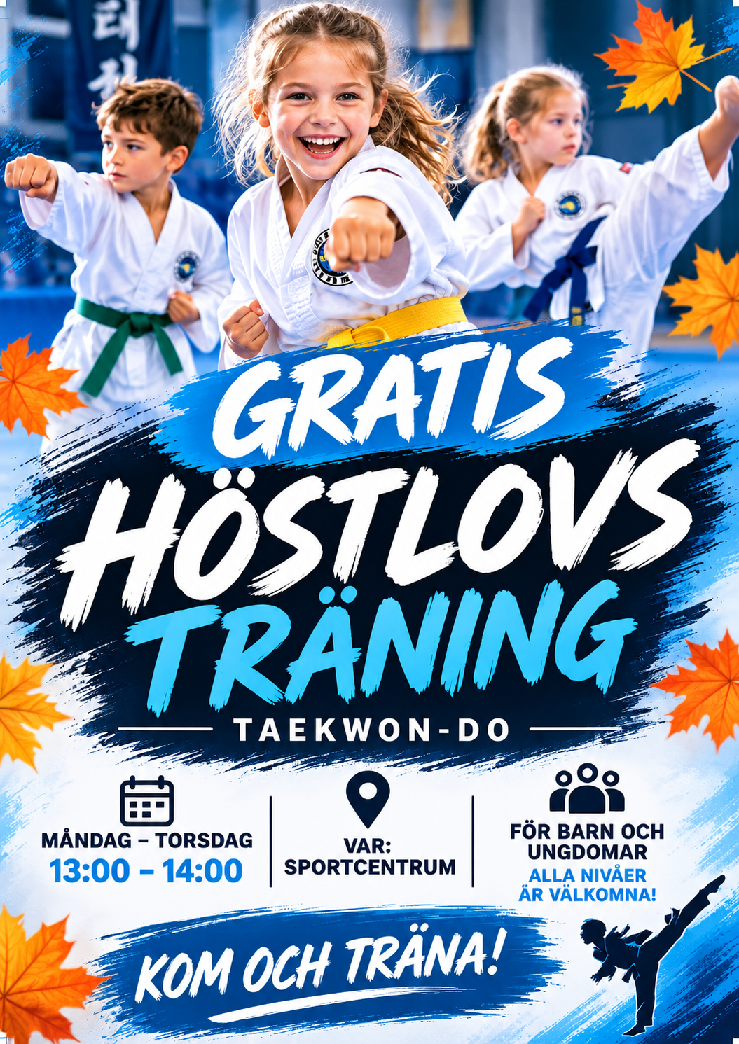 Taekwon-Do på höstlovet