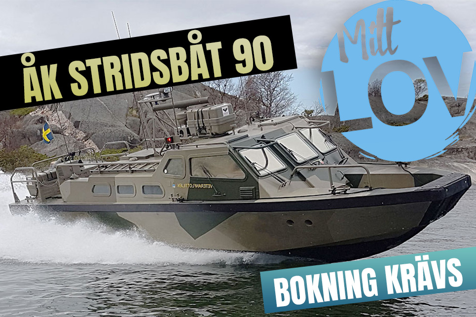 Åka stridsbåt