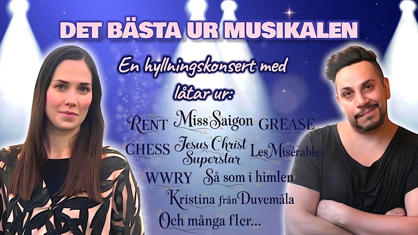 Musikalkväll i Vår Lada - "Broadway möter landsbygd"