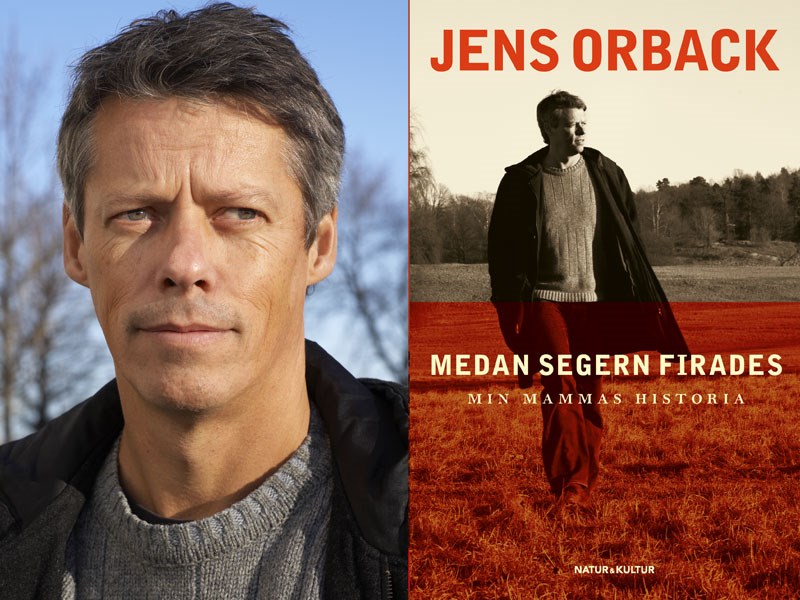 Jens Orback och bokomslag till boken Medan segern firades 