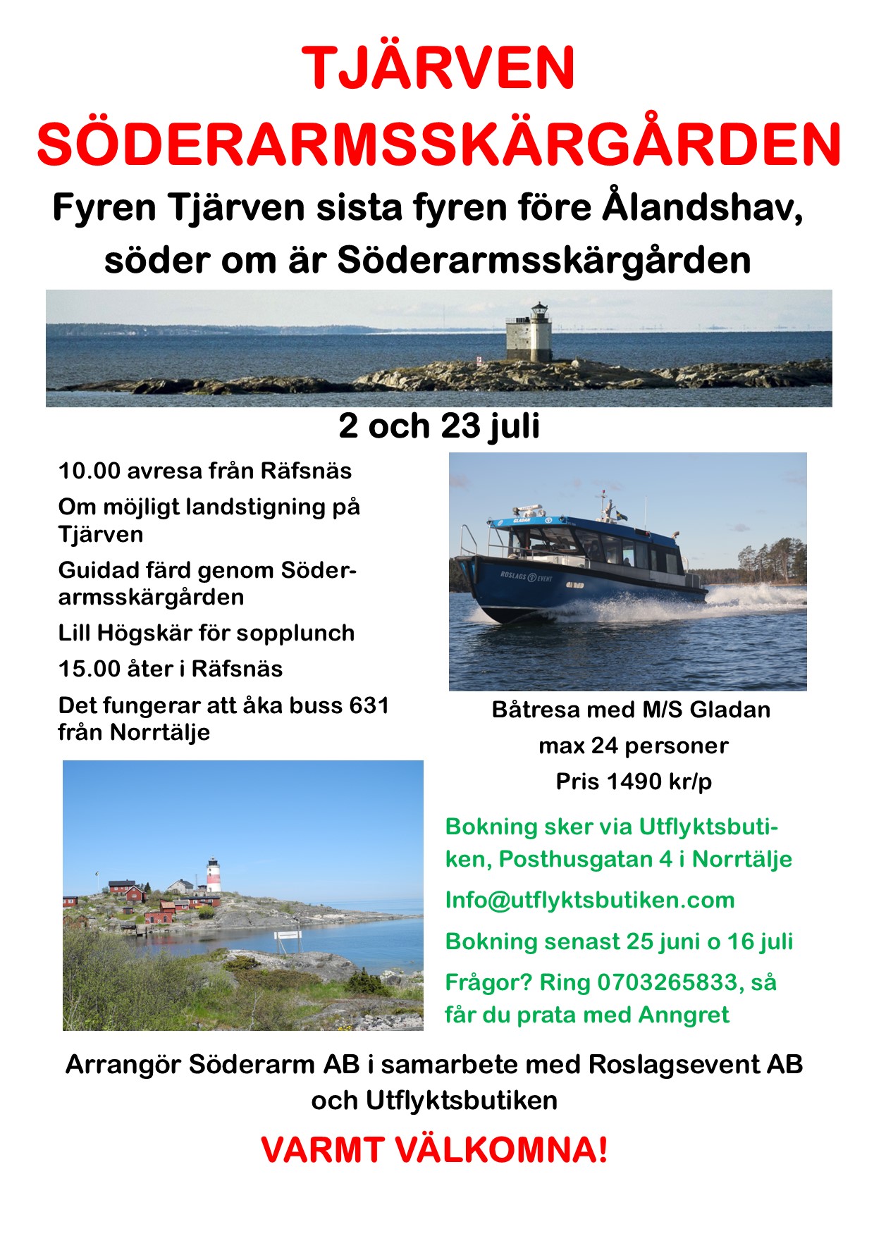 Bilden är en presentation av hela båturflykten