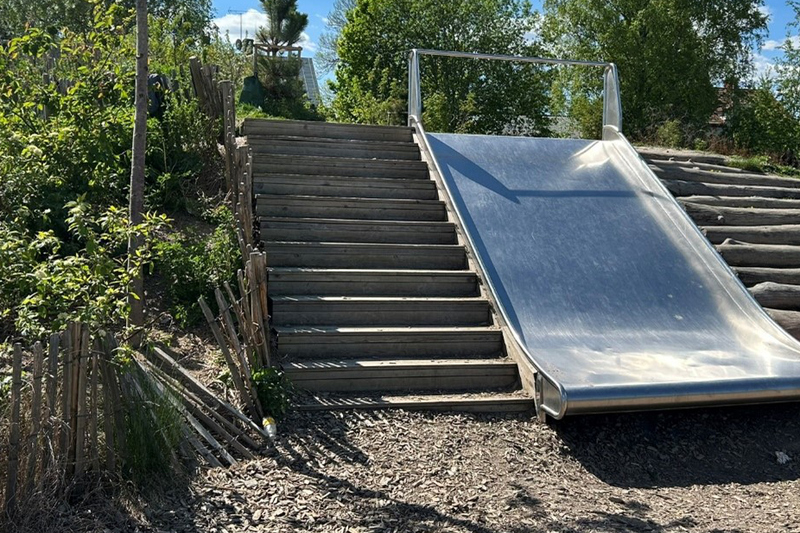 Inspirationsbilder på lekotopmiljöer