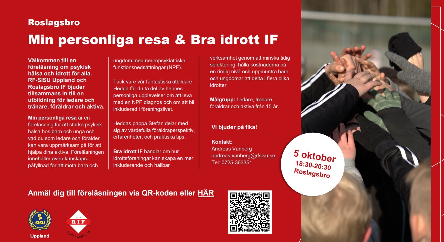 Min personliga resa & Bra idrott IF