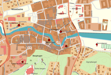 Kartbild över Norrtälje kommun.