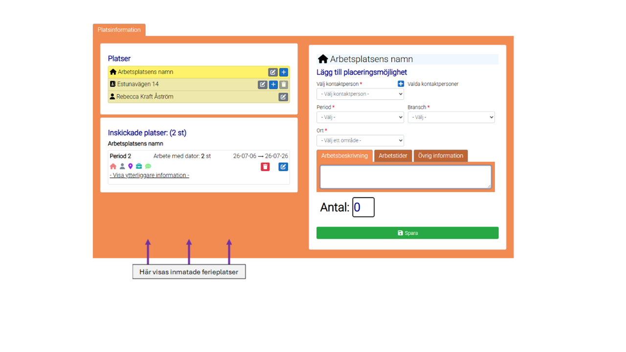 Bild som visar hur steg sju ser ut i systemet.
