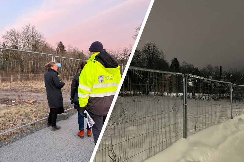 Ett inhägnat område