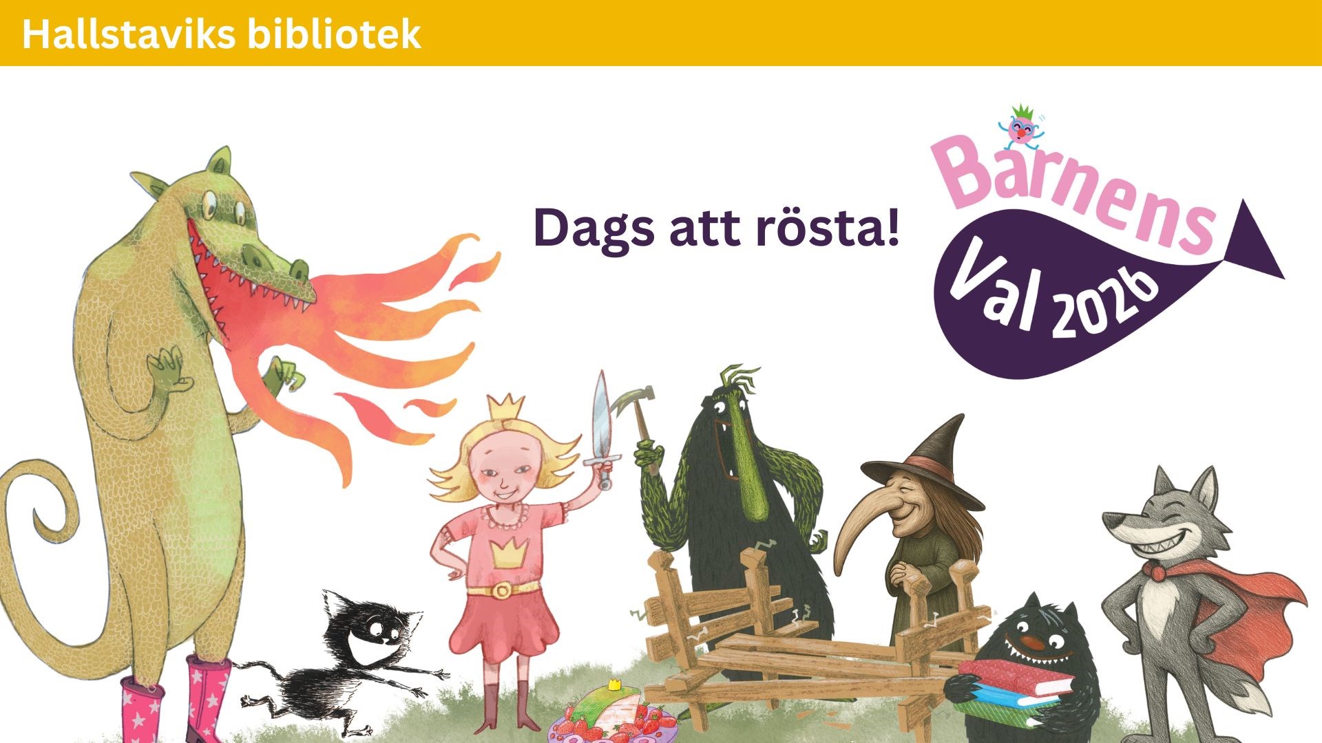 Sagokaraktärerna som ställer upp i valet.