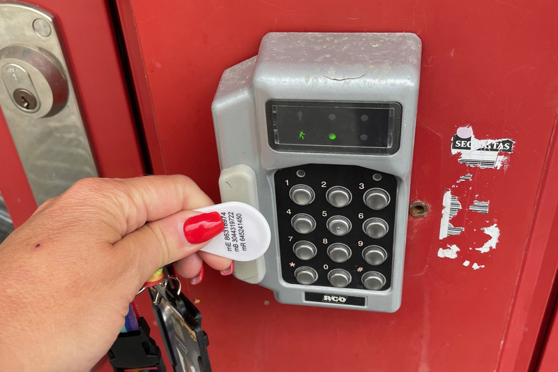 Blipp mot kortläsare