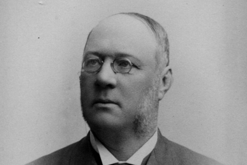 Svartvit bild på Borgmästare Behmer