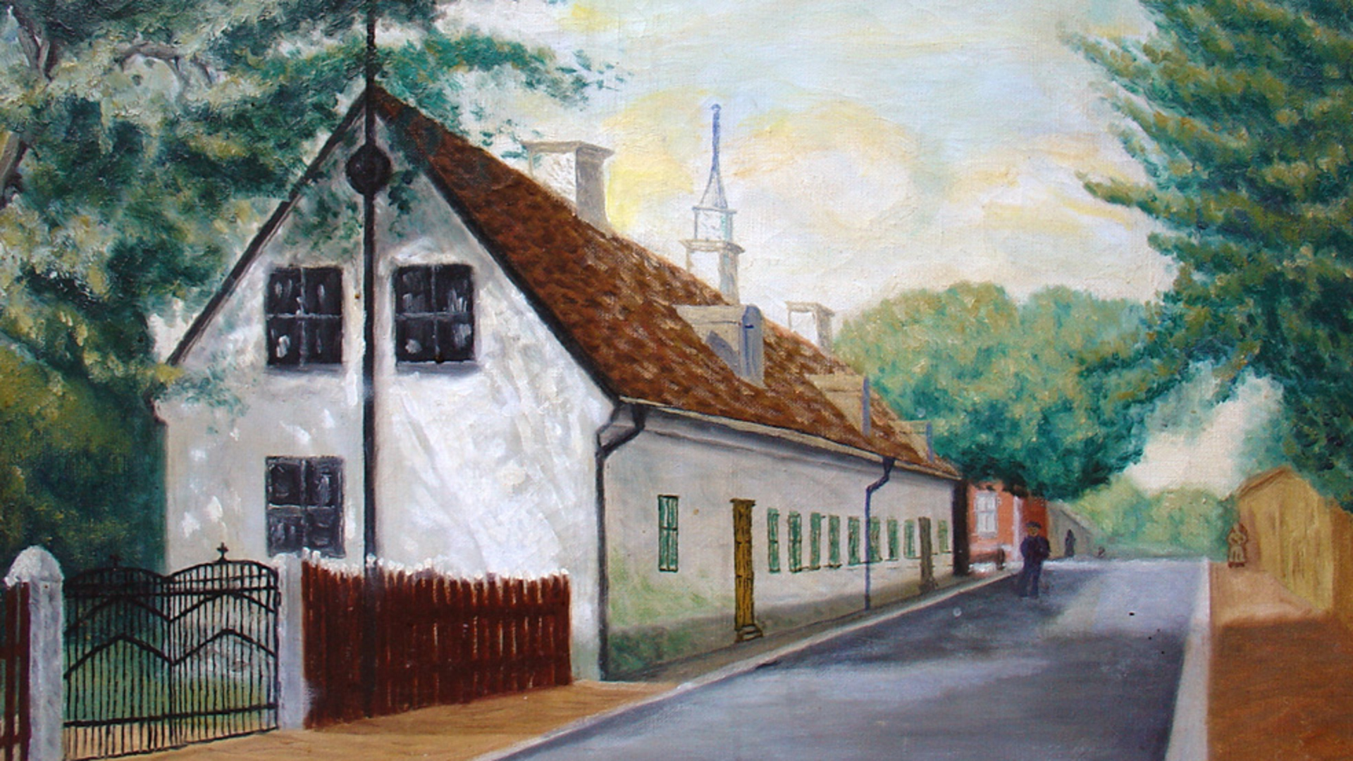 Målning av Roslagsmuseet