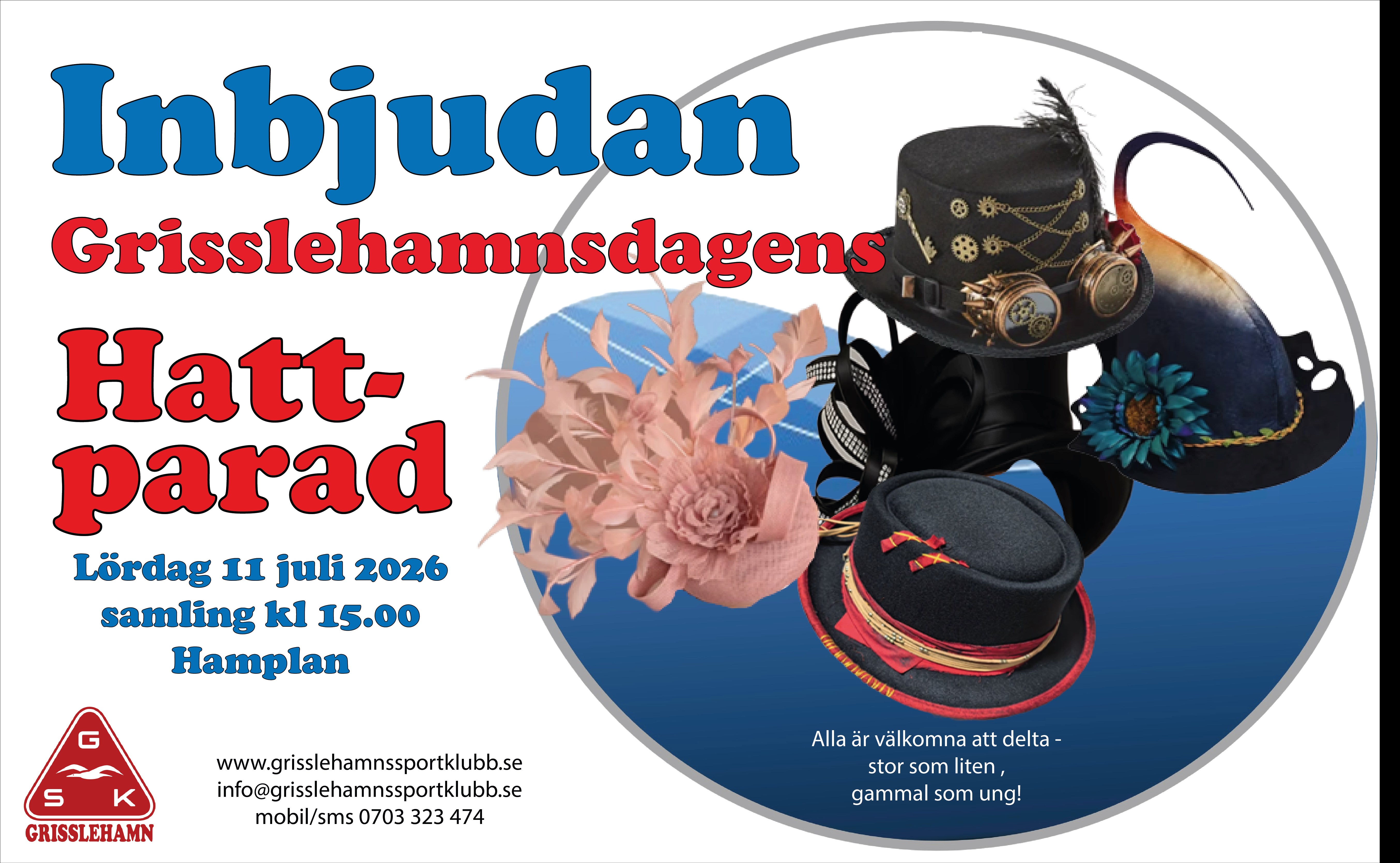 Kollage med hattar
