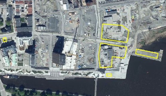 Planområde för kvarteren Terminalen, Ankaret, Hamnpiren och Färjan, del av fastigheten Tälje 51 med flera