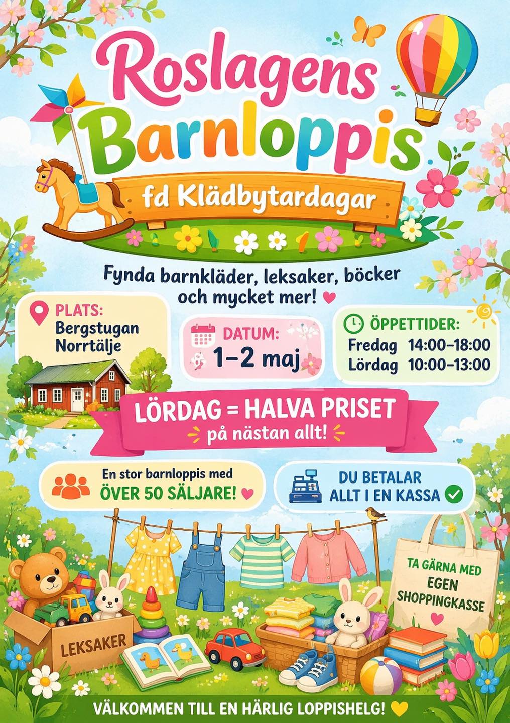 Vårloppis Bergstugan 260501-260502