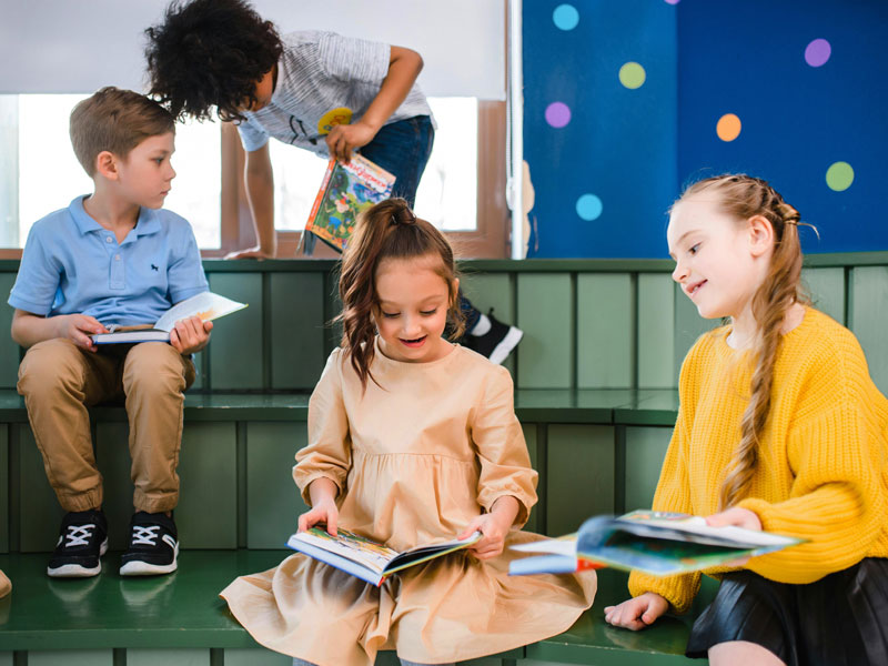 Barn som läser