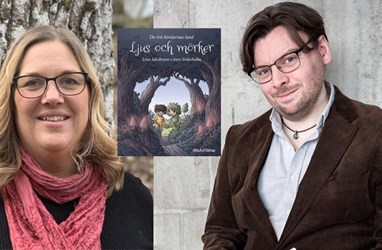 barnboksförfattaren Lina Jakobsson från Norrtälje och illustratören Joen Söderholm