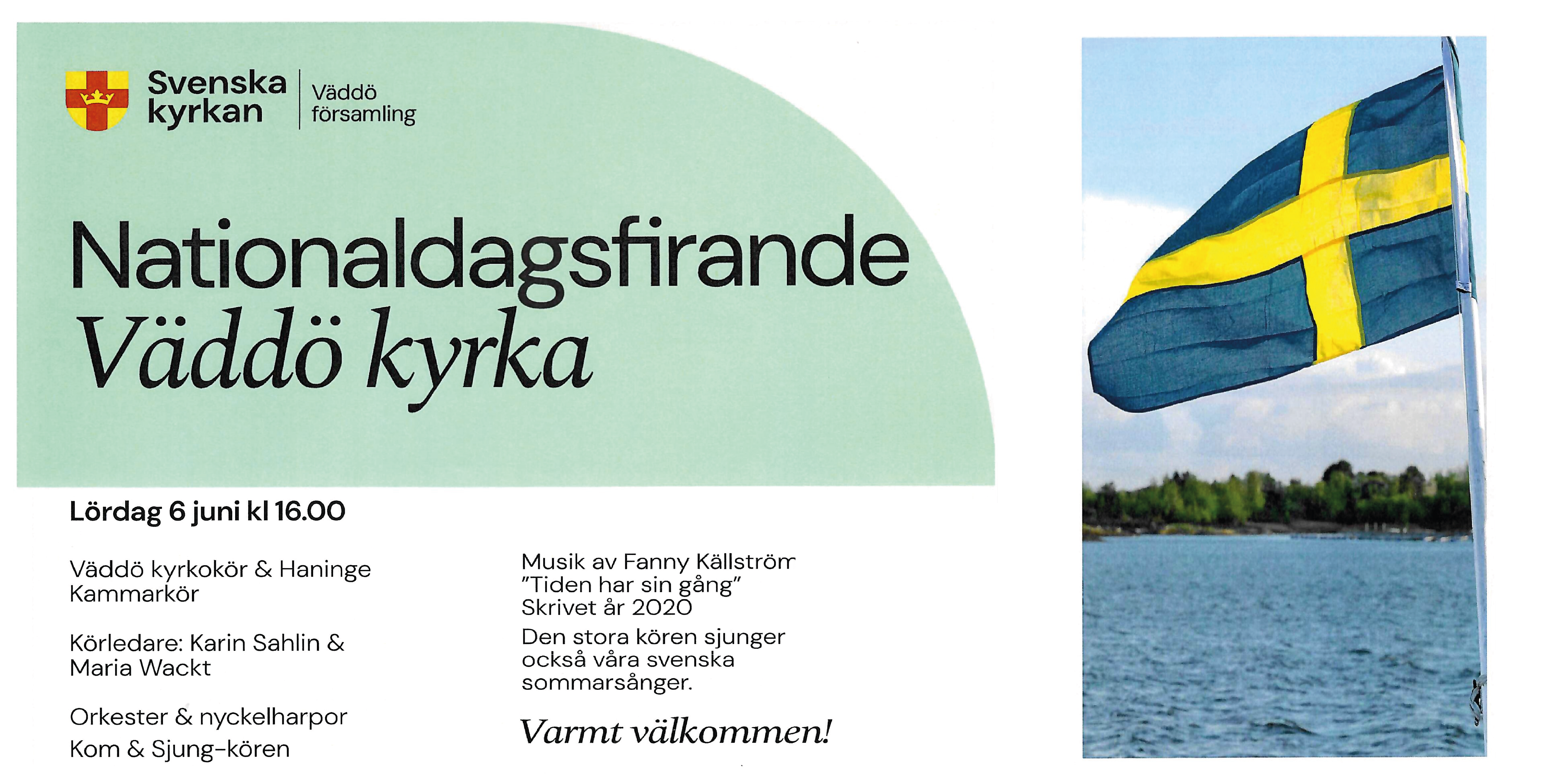 Nationaldagsfirande Väddö Kyrka