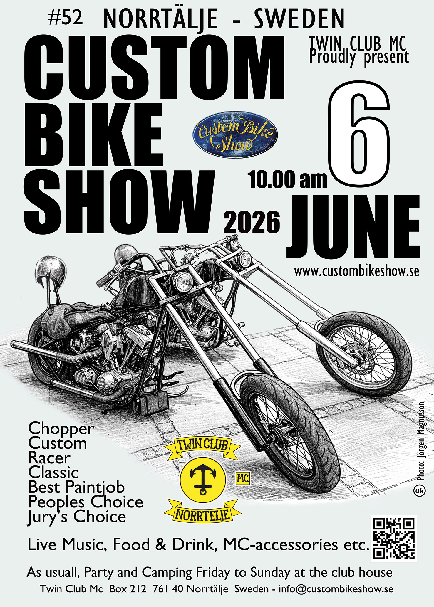 Custom Bike Show - Utställning för customiserade motorcyklar