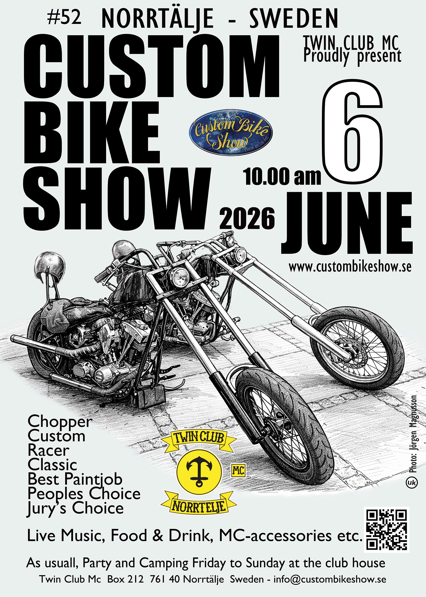 Custom Bike Show - Utställning för customiserade motorcyklar