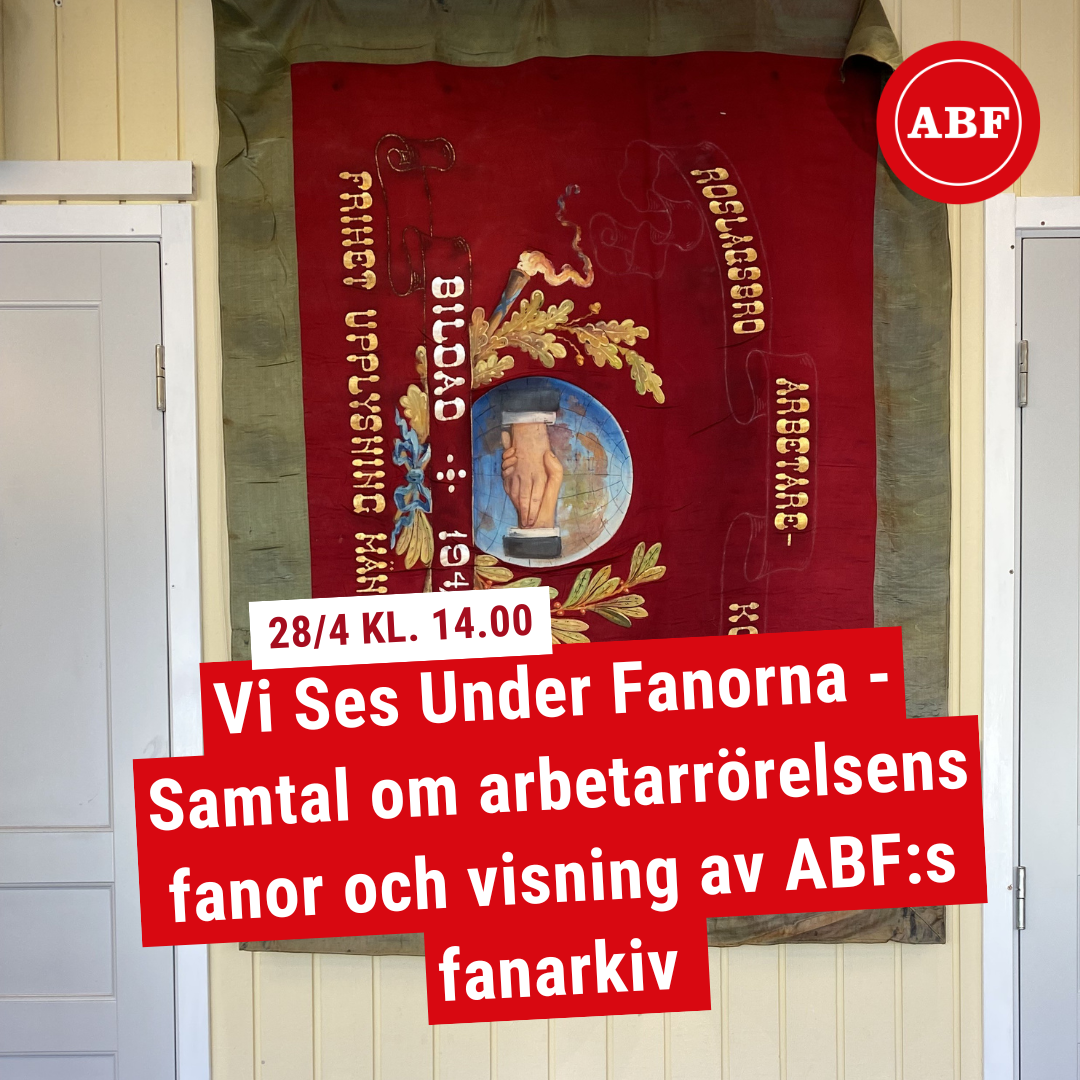 Ett fotografi av en hängande fana 