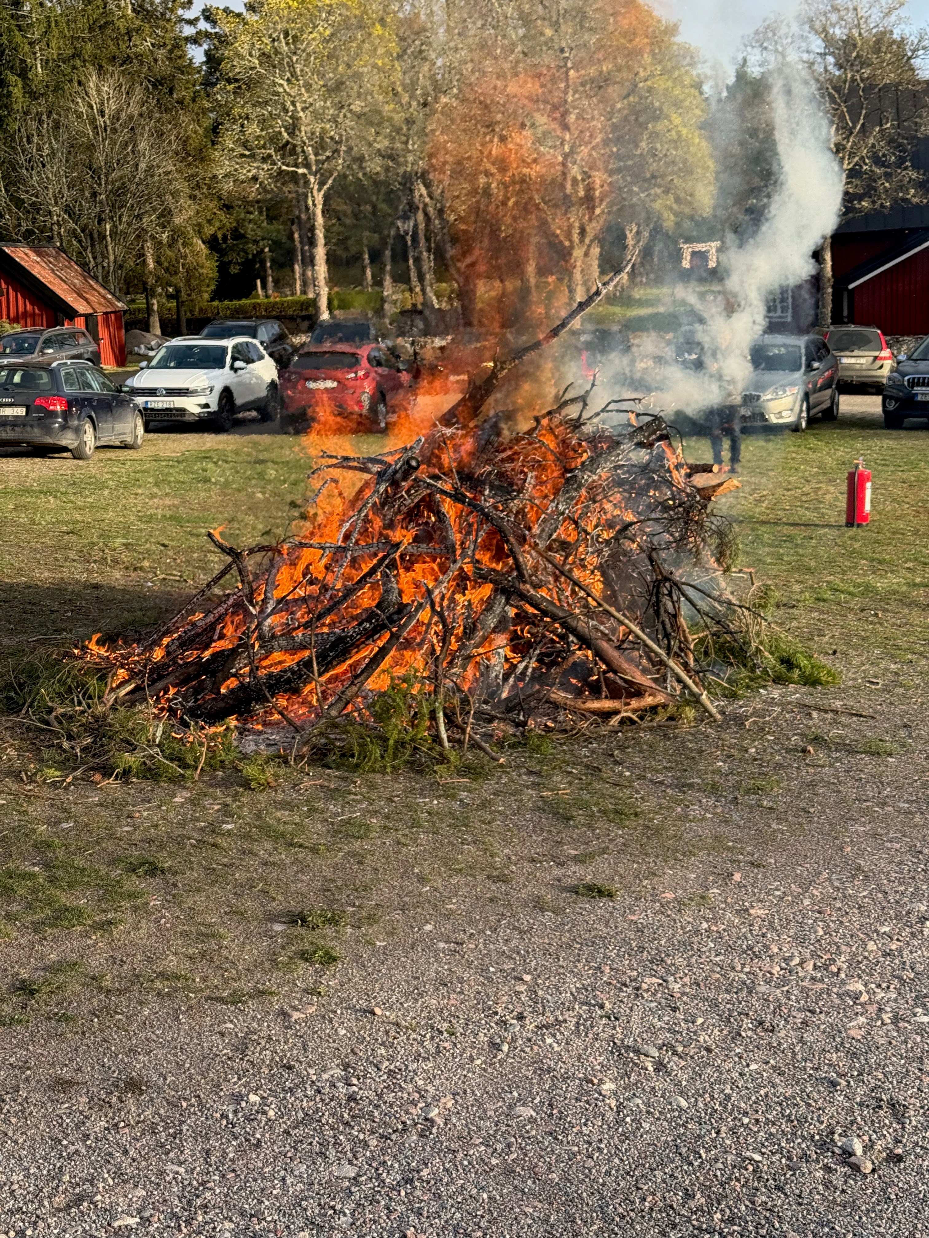 Valborgseld på Singö