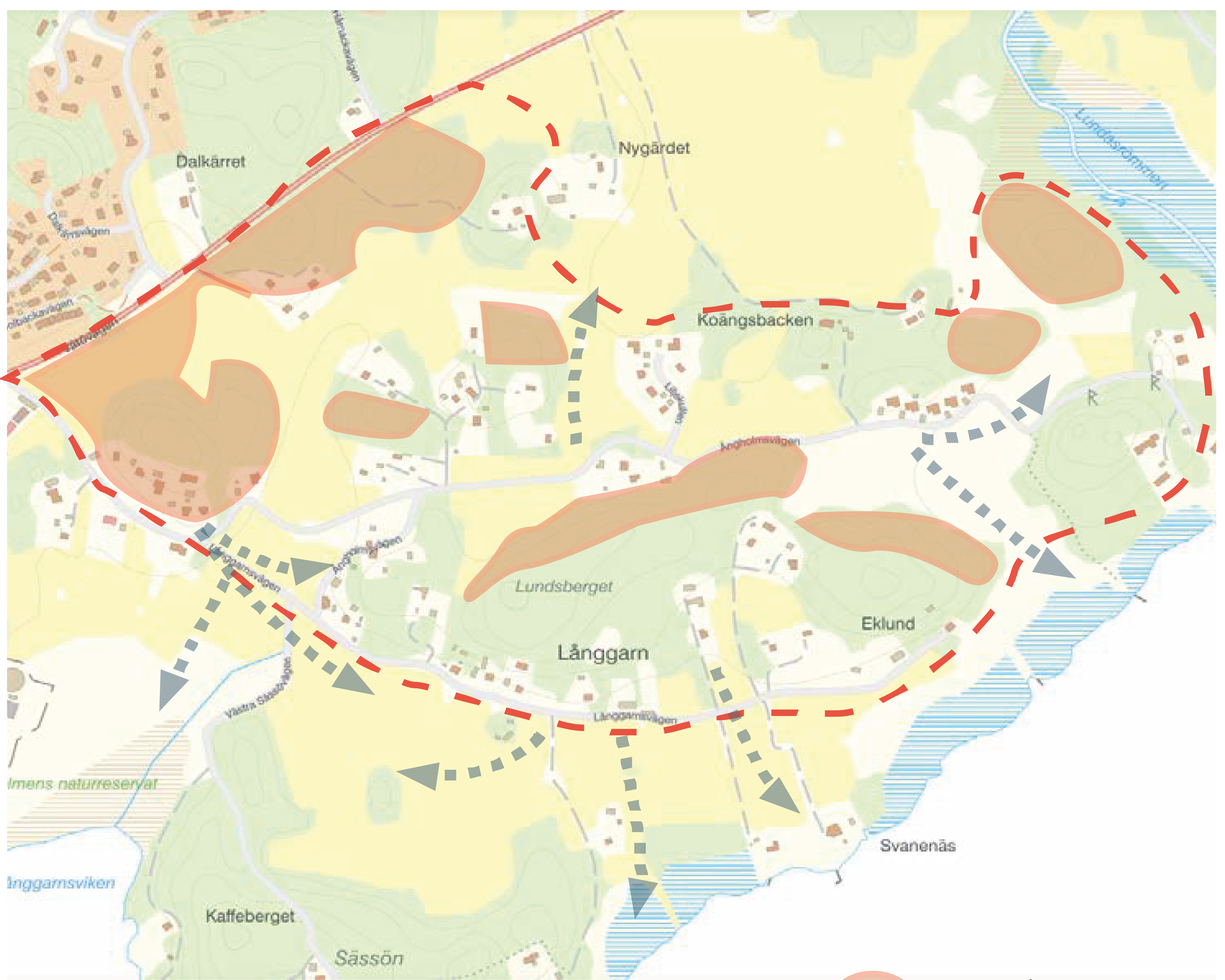 Karta med råd och riktlinjer för Långgarn